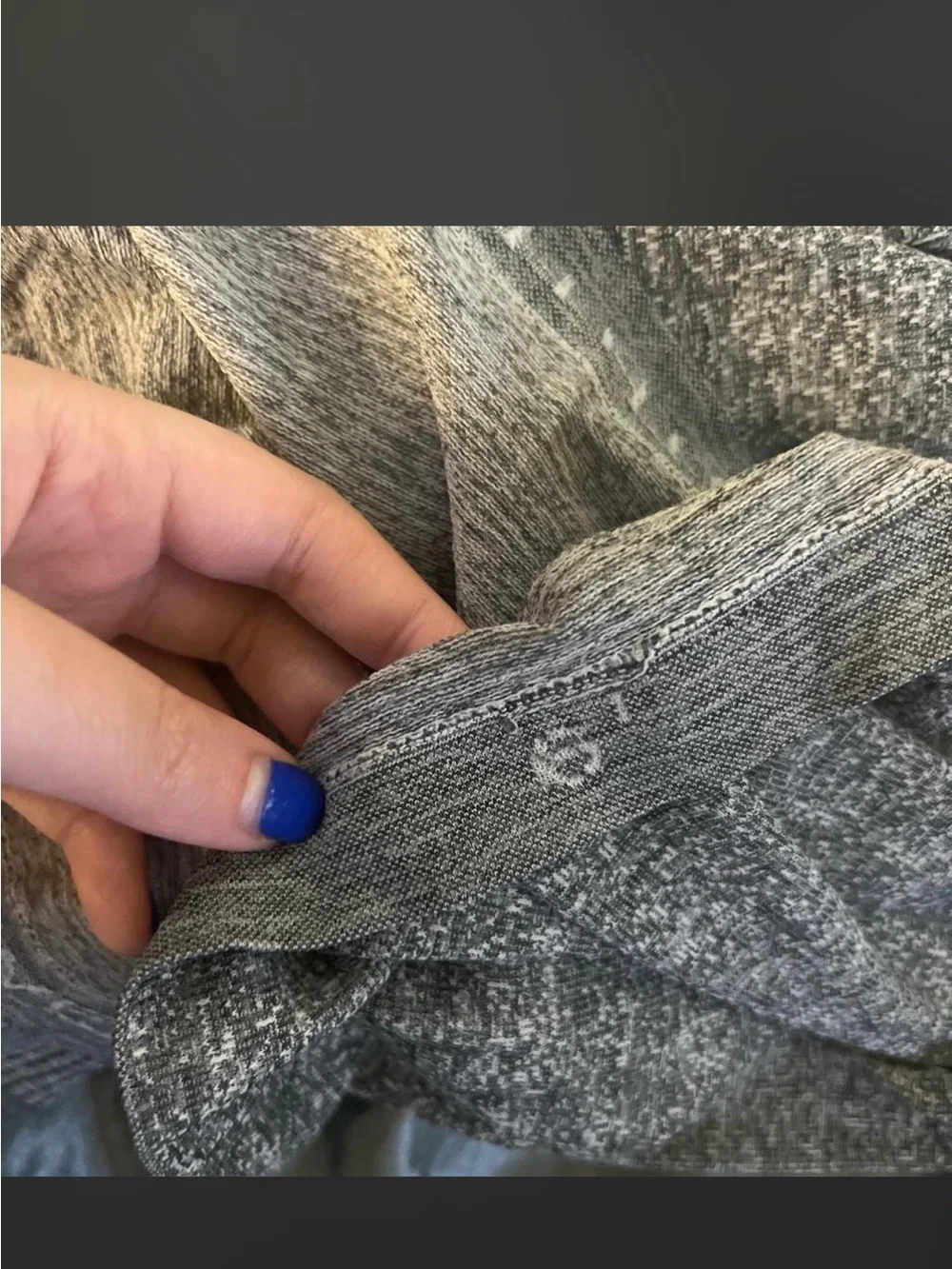 lululemon athletica Grey Ombre Long Sleeve Performance Tee